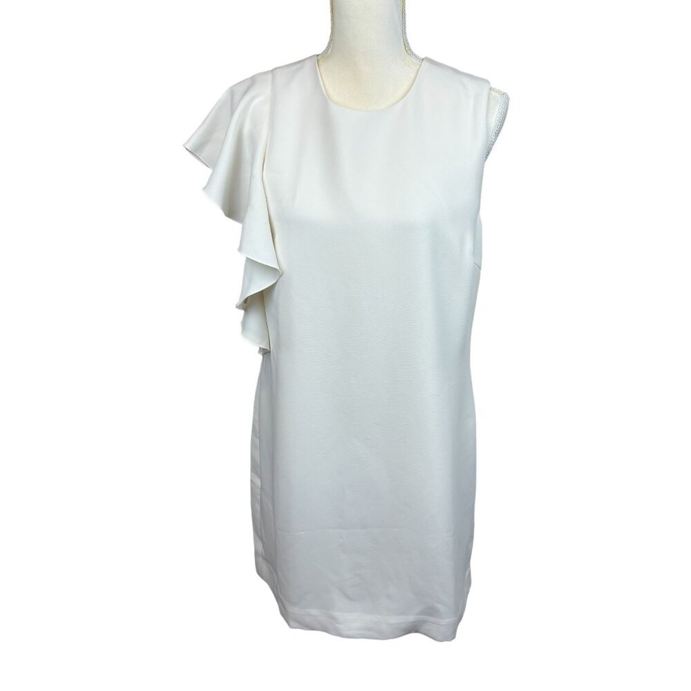 Elizabeth and James dress, size 12, one sleeve, cocktail, party, formal, elegant
